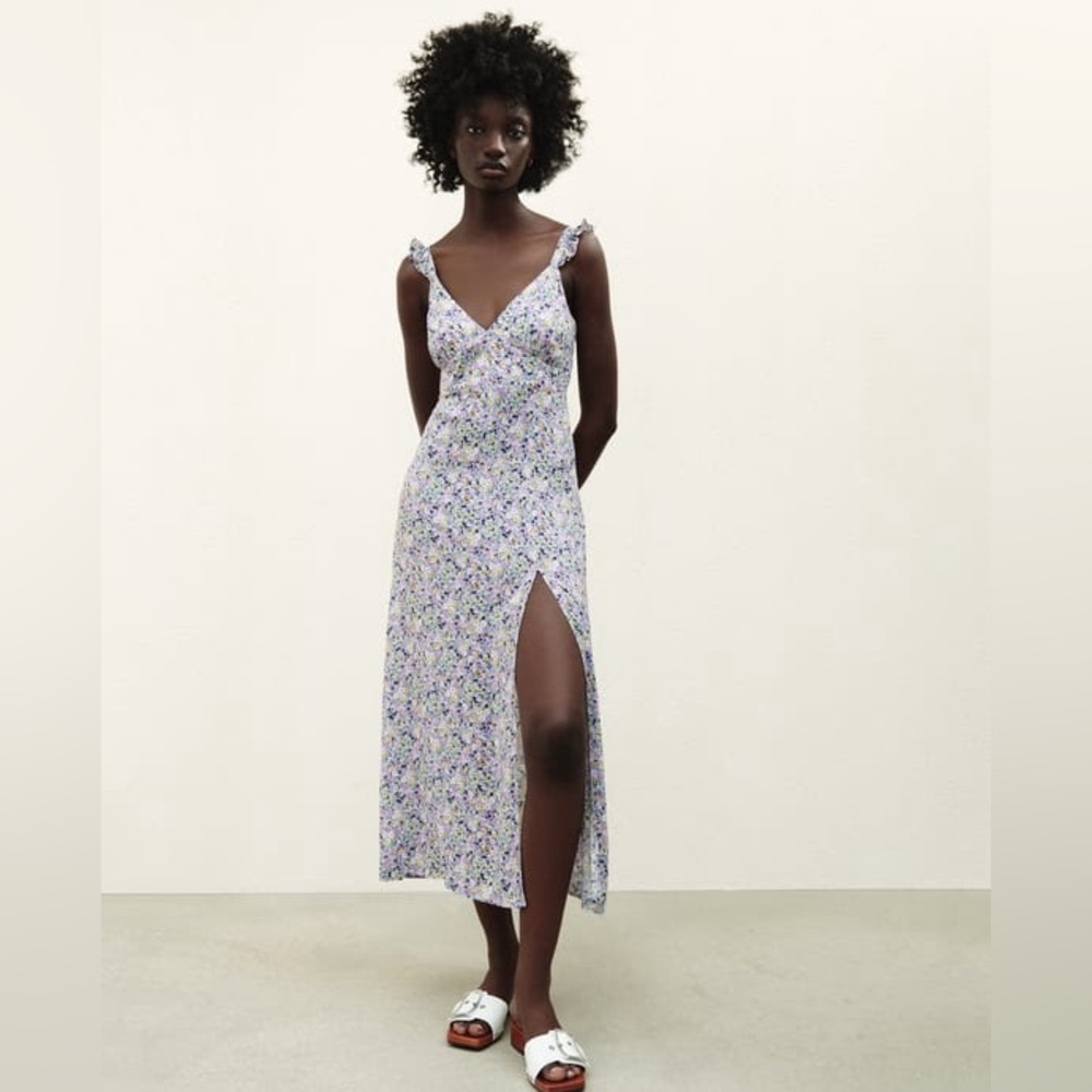 Zara | Floral Print Dress